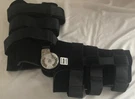 Irom Donjoy Leg Knee Brace 6 Hook And Latch Flexion Range Extension Limit Black. Fixed Price $40.00.