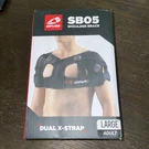Evs Sports Bilateral Shoulder Stabilizer Brace Black X-strap Sz Large. Fixed Price $69.99.