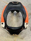 Used Leatt Neck Brace 5.5 Gpx - White & Orange Small/medium. Fixed Price $75.00.