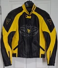 Dainese Motorcycle Jacket, All Leather, "tribal", Men's Size Us 40 / 50. Fixed Price $225.00.