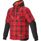 Alpinestars Mo.st.eq Tartan Riding Hoody Flame Red/black. Fixed Price $349.95.