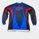 Fox Racing Hc Motocross Jersey Blue Red Black Mens Medium Mx Gear Y2K. Fixed Price $29.99.