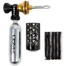Lezyne Tubeless CO2 Blaster Black/gold Tire Repair Kit (1-PK-TBC2-V104). Fixed Price $54.99.