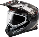 Fly Racing Trekker Cw Conceal Helmet Dual Shield Black/grey/white Fits Xl. Fixed Price $279.95.