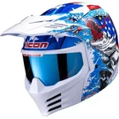 Icon Elsinore Helmet Full Face - American Basstard Blue Adult Size Medium. Fixed Price $275.00.