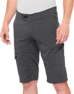 100% Ridecamp Shorts Charcoal Us 38 40029-00012. Fixed Price $44.85.