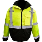 Radians Men's Class Hi-vis Bomber Jacket Lime, Medium, Model# SJ11QB-3ZGS-M. Fixed Price $42.99.