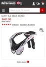 Motorcross Neck Brace New In Box (leatt Gpx 5.5 L/xl). Fixed Price $310.00.