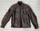 Dainese Brown/black Leather Jacket Vintage Style With 72 On Arm - Size 50. Fixed Price $386.45.