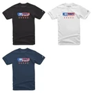 Alpinestars Adult Men Usa Again T-shirt 2XL Black Blue Red White. Fixed Price $39.10.
