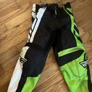 Fly Racing F-16 Youth 20 Boys Black Adjustable Waist Pants Motorcycle Green. Fixed Price $18.02.