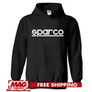 Sparco Black Hoodie Logo Racing Seats Gear Gaming Racecar Automotive Tools. Fixed Price $34.99.