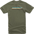 Alpinestars Chromium T-shirt Military Large 1232-72206-690L. Fixed Price $21.95.
