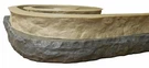 Chiseled Concrete Countertop Edge Form Liner, 10'L (120") X 3"W 2"D. Fixed Price $148.95.