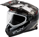 Fly Racing Trekker Kryptek Conceal Helmet - Cw Dual Shield Black/grey/white. Fixed Price $279.95.