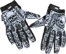 Lethal Threat Tattoo Gloves Black White Large GL15017L. Fixed Price $26.41.