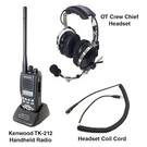 Pci Race Radios 436 Kenwood Over The Head Crew Chief Package. Fixed Price $564.99.