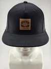 Polaris Snapback Trucker Hat Leather Patch Cap Black Snowmobile Atv Utv. Fixed Price $19.99.