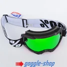 100% Percent Accuri 2 Mx Motocross Goggles Black With Monster Green Mirror Lens. Fixed Price $95.57.