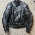 Agv Sport Jacket Men 48 Black Leather Motorcycle Aramid Fiber Padded Racing Gear. Fixed Price $99.99.