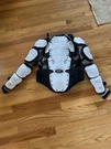 Fox Racing Titan Sport Jacket Size Small White Motocross Armour Chest Back Guard. Fixed Price $26.00.