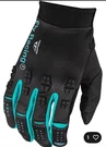 Fly Racing 377-114X Evolution Dst Se Strobe Gloves Black/electric Blue Xl. Fixed Price $30.00.