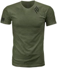 Harddrive Emblem Tee 2X-LARGE Olive Green/black V-twin Short Sleeve Shirt. Fixed Price $33.44.