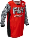 Fly Racing 379-526YL Kinetic Mutant Jersey Red/white/black Youth/large. Fixed Price $46.34.