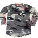 Flowline Troy Boys Youth Long Sleeve Tee Shirt Size Medium Camouflage Racing. Fixed Price $18.38.