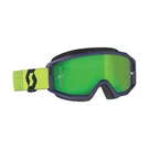 Scott Blue/yellow Primal Mx Sand/dust Goggles W/green Chrome LENS-278597-1054279. Fixed Price $35.96.