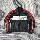 Vtg Alpinestars Black/red Medium Leather Jacket Biker Classic Race Style. Fixed Price $203.33.