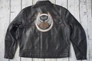 Harley Davidson Men 105TH Anniversary Black Leather Riding Jacket 2XL 97105-08VM. Fixed Price $425.00.