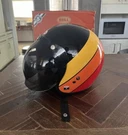Bell Custom 500 Motorcycle Helmet "riff"blk/red/org/yel - Size Med W/shields. Fixed Price $299.99.