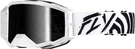 Fly Racing Zone Elite Goggles Black/white Mirror Lens 37-5515. Fixed Price $99.95.