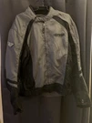 Fly Racing Mens Motorcycle Jacket Grey Size Large W/ Back, Arm, Shoulder Pad. Fixed Price $45.25.
