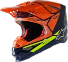 Alpinestars Supertech M8 Factory Mips Helmet Blue Orange Yellow 8302922-7445-2X. Fixed Price $529.95.