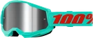 100-PERCENT Strata 2 Goggle Maupiti Mirror Silver Lens Eyewear. Fixed Price $39.95.