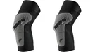 100% Ridecamp Knee Guards For Bmx Mtb Riding - Gray/black Adult Size Medium. Fixed Price $35.40.