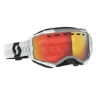 Scott Fury 'ls' Snowx Goggle Wht- Red Chr Lens. Fixed Price $93.00.
