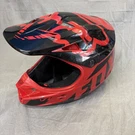 Fox Racing V1 Motocross Helmet Youth Small Red-black. Fixed Price $49.95.
