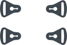 Pod K1 Knee Brace Strap Loop Set (grey) Protective/safety. Fixed Price $14.28.