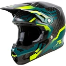Fly Racing 2026 Youth Formula S Helmet - Byte Black Carbon/teal/lime,. Fixed Price $749.95.