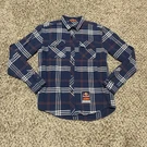 Redbull Racing Mens Flannel Shirt Ktm Small Blue Plaid Long Sleeve Button Up. Fixed Price $18.99.