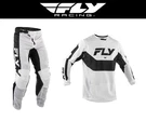 New 2026 Fly Racing Kinetic Mesh Gear Set - Jersey & Pants White/black. Fixed Price $189.90.