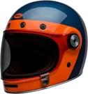 Bell Bullitt Full Face Motorcycle Helmet Vader Gloss Dark Blue/orange Large. Fixed Price $395.95.