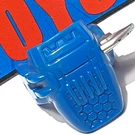 Vtg Tmnt Muta Force Andro Skeleton Leonardo Right Knee Pad Armor Blue Guard Part. Fixed Price $18.99.
