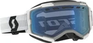 Scott Fury Snowcross Goggles White W/blue Lens. Fixed Price $61.10.