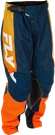 Fly Racing 2026 Youth Kinetic Offroad Pant Navy/orange. Fixed Price $129.95.