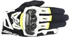 SMX-2 Air Carbon V2 Leather Glove Alpinestars Black/white/yellow Fluo. Fixed Price $109.95.