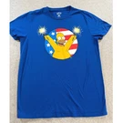 Homer Simpson Usa Flag Shirt Mens Blue Graphic Tee 4TH Of July Cartoon. Fixed Price $19.99.